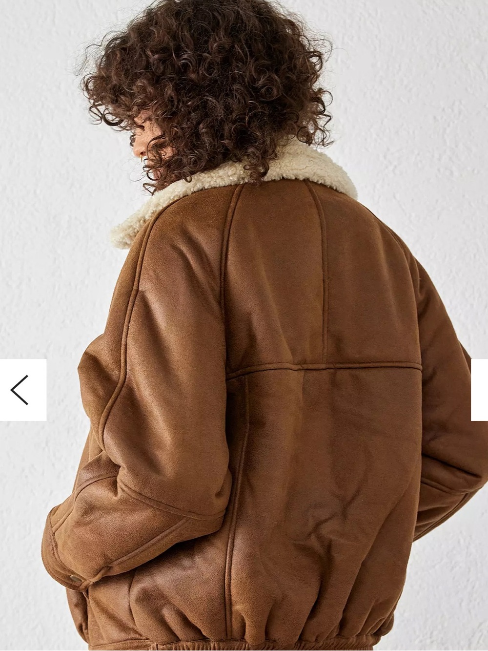 BDG Faux Suede Harrington Jacket Size L - Picture 3 of 8